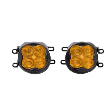 Imagem de Diode Dynamics Kit de farol de neblina tipo B SAE/DOT da série Stage 7,6 cm compatível com Lexus/Subaru/Toyota Tacoma 4Runner RAV4, amarelo SAE/DOT Fog Max