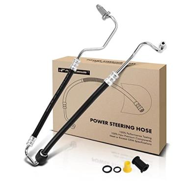 Imagem de A-Premium Conjunto de mangueira de linha de pressão de direção hidráulica compatível com Ford F-150, Lobo, 2011 2012 2013 2014, 6,2L, com anel de vedação, bomba para engrenagem