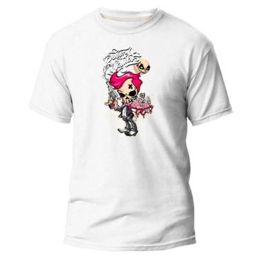 Imagem de Camiseta Básica Algodão Premium Estampa Digital Gaara Skull - NoBrand,