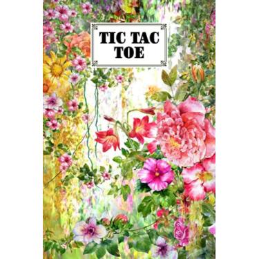 Imagem de Tic Tac Toe: Games Fun Activities for Kids With Watercolor Florals Cover Design | 100 Pages, Size 6" x 9" by Ruth Richter