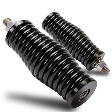 Imagem de True MODS Preto 2 peças Heavy Duty Aço Inoxidável CB Antena de Rádio Base de Montagem de Mola [3/20.3 cm 24 Thread] para Offroad UTV ATV SxS Side-by-Side 4 Wheeler Polaris RZR Razor Can-Am Maverick X3