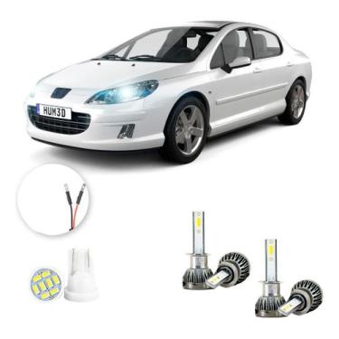Imagem de Ultra Led Nano 22000lm Peugeot 407 2004-2011 Alto Baixo H1 - LUXLED y3