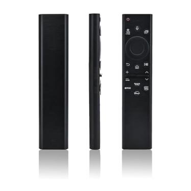 Imagem de JISOWA Controle remoto de voz para Samsung QN55Q70CAFXZA QN75QN85CAFXZA LC49RG90SSNXZA QN77S90CAFXZA UN75CU7000FXZA QN75Q80BAFXZA QN60Q60AAFXZA QN50Q80AAFXZA ZA QN8 Substituição para Smart TV