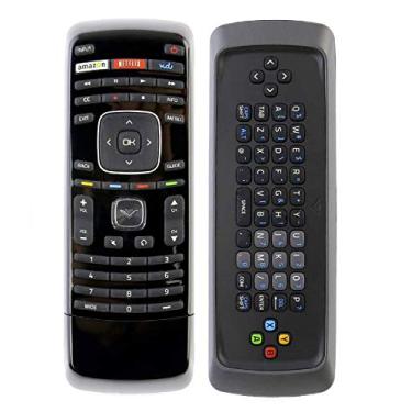 Imagem de Teclado QWERTY XRT300 Dual Side com controle remoto com chave Amazon Netflix Vudu para Vizo LCD LED Smart TV M322I-B2 M422I-B2 M492I-B2 M502I-B2 M552I-B2 M602I-B2 M652I-B2 E320i-A0 E370i-A0 E420i-A0