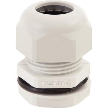 Imagem de Conector Prensa-cabo 1.1-4 Polegada Tramontina Termoplástico Cinza Bucha Tramontina