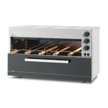 Imagem de Ranch Churrasqueira a Gás de Embutir Aço Inox com Espetos Rotativos Bivolt Inox Fischer