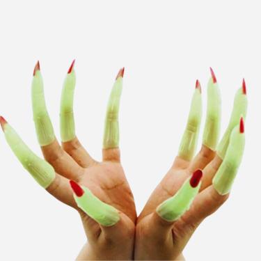 Imagem de Dedo De Bruxa Fluorescente Para Fantasias
