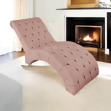 Imagem de Espreguiçadeira Relaxante para Descanso P02 Suede - Doce Sonho Móveis,