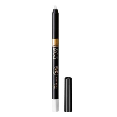 Imagem de Lapis Delineador em Gel Para Olhos 24h 1,2g - Avon Power Stay (Branco)