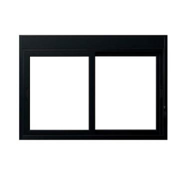 Imagem de Janela Persiana 2 Folhas Vidro Temperado 6mm 1,20x1,20m Fábrica do Alu