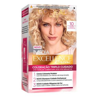 Imagem de Coloração Imédia Excellence L'Oréal Paris, 10 Louro Clarissimo