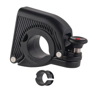 Imagem de menolana Campainha de bicicleta Campainha de bicicleta para bicicletas de estrada de montanha Alarme de aviso com som claro para homens Mulheres Crianças, Preto