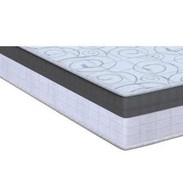 Imagem de Colchão King Size Matera Ml eps - D33 Misto Espuma 26x193x203cm Branco/Cinza
