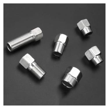 Imagem de Aço inoxidável 1/5.1 cm 3/10.2 cm 2.5 cm rosca macho fêmea extensão redutor adaptador de junta de extremidade acoplador acessórios de encanamento (3l4 x 3l4)