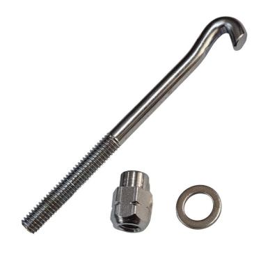 Imagem de Garra Parafuso Afinação Conga 140Mm X 9Mm Porca Arruela