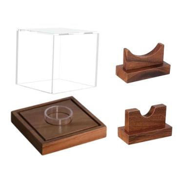 Imagem de KiBcsLic Estojo Expositor para Taco de Beisebol, Suporte Protetor para Taco de Beisebol, Presente Ideal para o Dia dos Pais, Caixa de Lembranças para Guardar , Madeira Escura