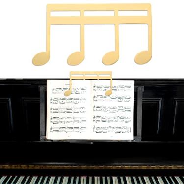 Imagem de Clipe de livro de música de metal, clipes de suporte de música dourados, clipes de partitura, suporte de página para leitura, guitarra, violino, teclado, livros de piano, tocar ao ar livre
