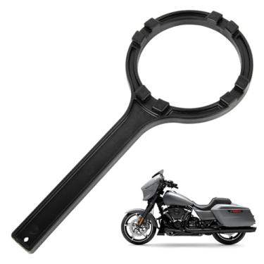 Imagem de PSLER Chave de filtro de combustível, bomba de combustível, anel de retenção de tanque de gasolina, compatível com Touring Electra Glide Street Glide Road Glide Tri Glide FLHT FLHX FLTR 2008-Up