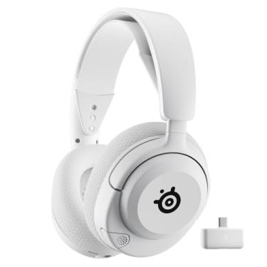 Imagem de SteelSeries Arctis Nova 5 Fone de Ouvido Gamer Sem Fio, Branco, 7.1 Surround, Bluetooth 5.3, Microfone Retrátil, 60 Horas de Bateria, para PC e PlayStation