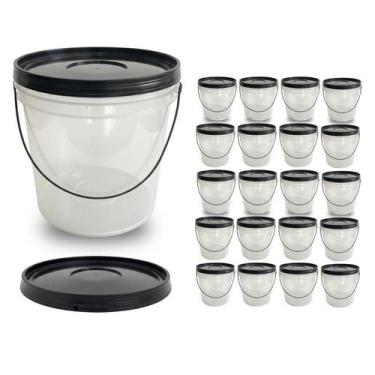 Imagem de Balde 3.2L Para Agua Mineral - 20 Pçs - Nastripack
