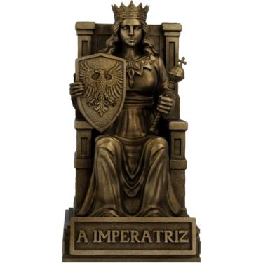 Imagem de Estátua A Imperatriz - Arcano Maior de Tarot (Cor Ouro Velho)