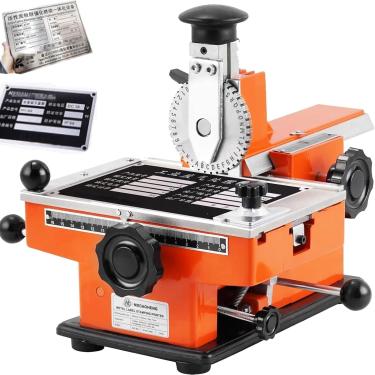Imagem de Máquina De Gravação Manual De Aço Metal De Liga De Alumínio Placa De Identificação Dog Tag Id Stamp Label Engraving Embossing Machine Ferramenta De Marcação, 2mm