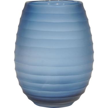 Imagem de Vaso  Vidro Sanvalero Azul 23x17x17Cm Gs
