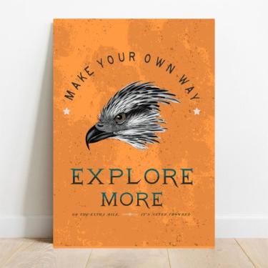 Imagem de Placa Decorativa Explore - TaColado, 15x21cm