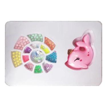 Imagem de Kit Miçangas Infantil Criativo Com Golfinho E Acessórios - UNITOYS