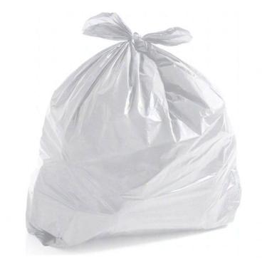 Imagem de Saco de Lixo 40 Litros Branco Comum com 100 Unidades para Uso Diário em Residências Higipack