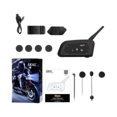 Imagem de Fone De Ouvido Bluetooth Para Capacete EJEAS Tipo C V6 pro Intercomuni