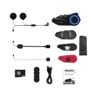 Imagem de Capacete De Motocicleta Bluetooth MAXTO M3 Com Intercomunicador De 100