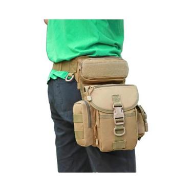 Imagem de Bolsa Tática Masculina De Cintura Em Nylon Para Perna, Câmera, Esporte