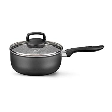 Imagem de MTA - Panela em Alumínio Antiaderente com Tampa de Vidro, Capacidade de 1,4L, nº 16, Cor Grafite, Linha Supra.