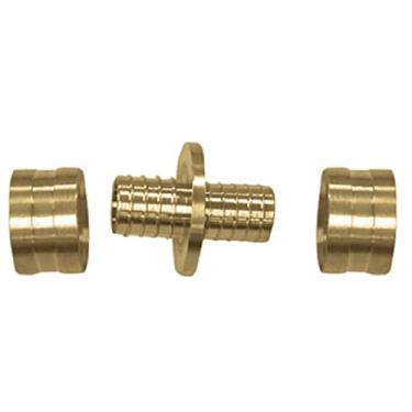 Imagem de União de Tubo PEX Água 25x25mm Kit c/ 4 unid. Emmeti