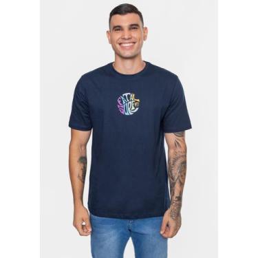 Imagem de Camiseta Fatal Masculina Estampada Joy Marinho Navy Hipnose