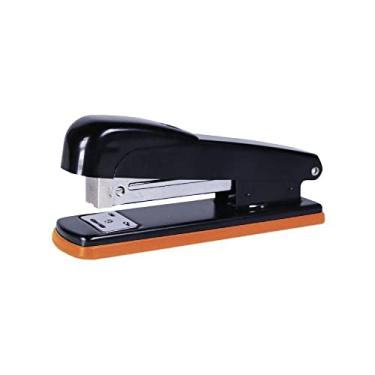 Imagem de Grampeador para 20 folhas - OEX Office GR10 - Preto com laranja, 48.7928