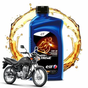 Imagem de Óleo Para Honda Cg 125 2011+ Elf Semissintético 10w30 Xtreme