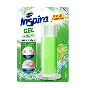 Imagem de Desodorizador Sanitario Inspira Gel Adesivo Citrus - 6 aplicações