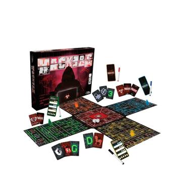 Imagem de Hackers Tabuleiro De Estratégia Divertido Pedagógico Infantil Para 4 Jogadores