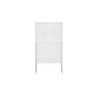 Imagem de Modulado de Quarto Armário Ponte Aéreo Solteiro Rizon/Linea c/ 3 Portas Branco - Novo Horizonte