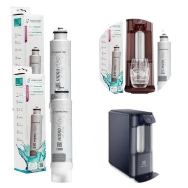 Imagem de Kit 4 Refil Eletrolux Filtro Água Pe12A Pe12B Pe12G Pe12V - Hidrofiltr