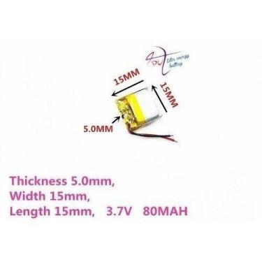 Imagem de Bateria 80 Mah 3,7v Caneta nova 501515-80-2 - bgb
