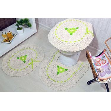 Imagem de Jogo de Banheiro em Crochê Thais - Arte & Tear