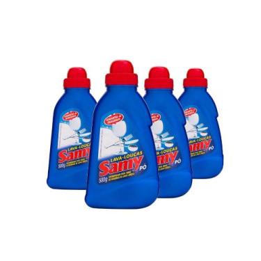 Imagem de Kit 4 Detergente Samy Pó 500g Para Maquinas de Lava-Louças - Nobel do 