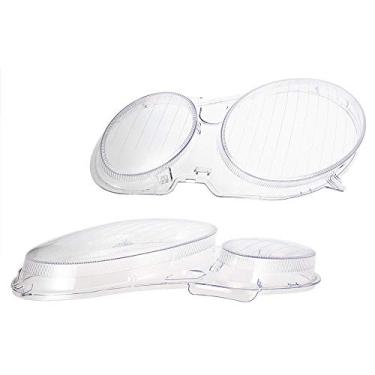 Imagem de Tampa da lente do farol dianteiro, transparente, W211, Classe E, 02-08, 1 par
