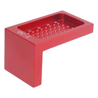 Imagem de Régua Com Furos, Régua Em T Ferramenta para Carpintaria T50 Liga de Alumínio Tipo T Régua Linha Scriber Medidor de Marcação de Régua para Carpintaria Medidor de Marcação de