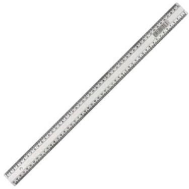 Imagem de Régua Plástica Super Cristal 50CM Pacote com 10 - Waleu