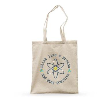 Imagem de Ecobag Think Like A Proton Studio Geek