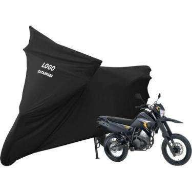 Imagem de Capa Para Moto Yamaha XTZ 250 X Com Logo - Mz, Preta